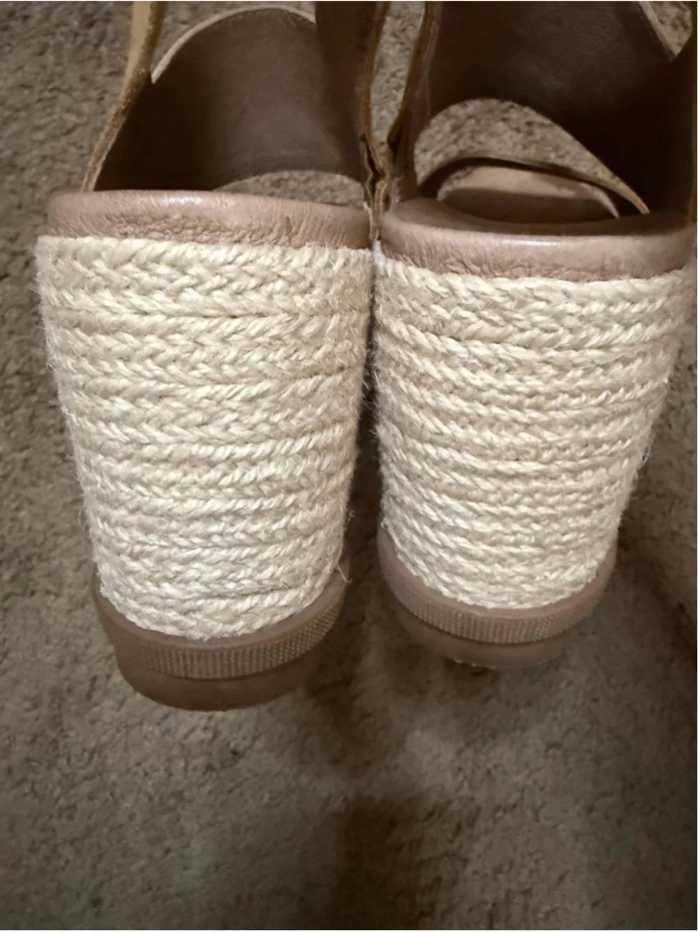 Women's Sorel Tan Joanie Li Beige Wedge Sandals Size 10.5